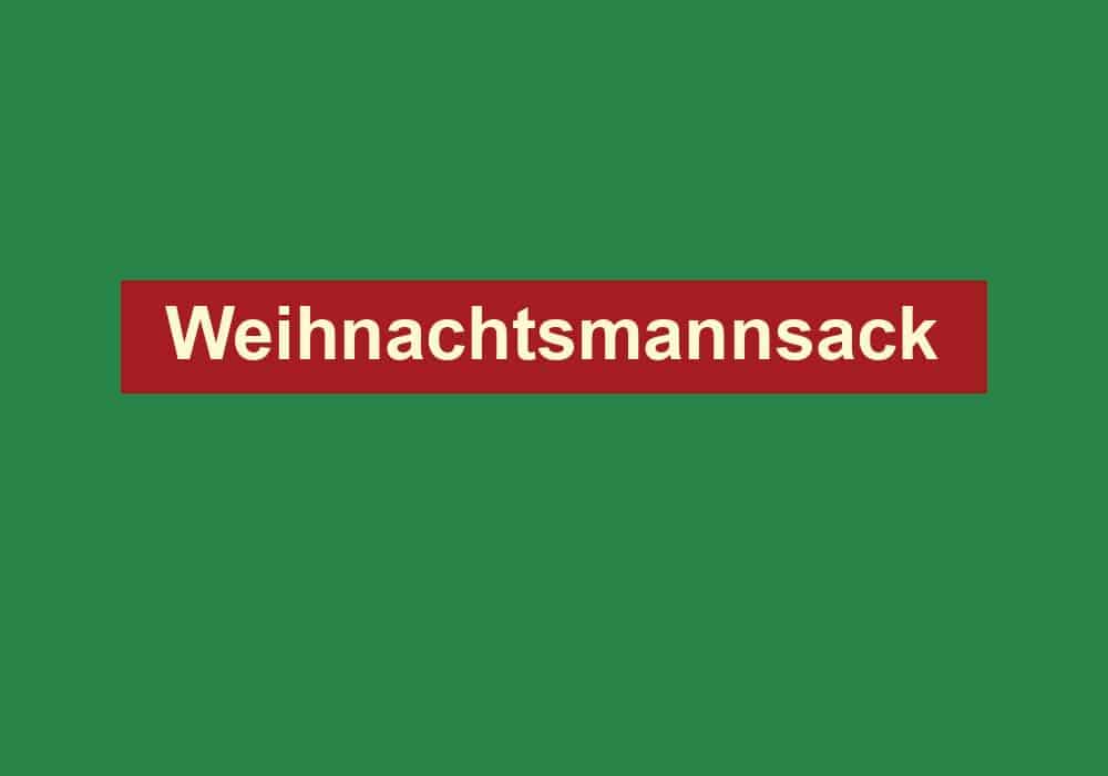 weihnachtsmannsack