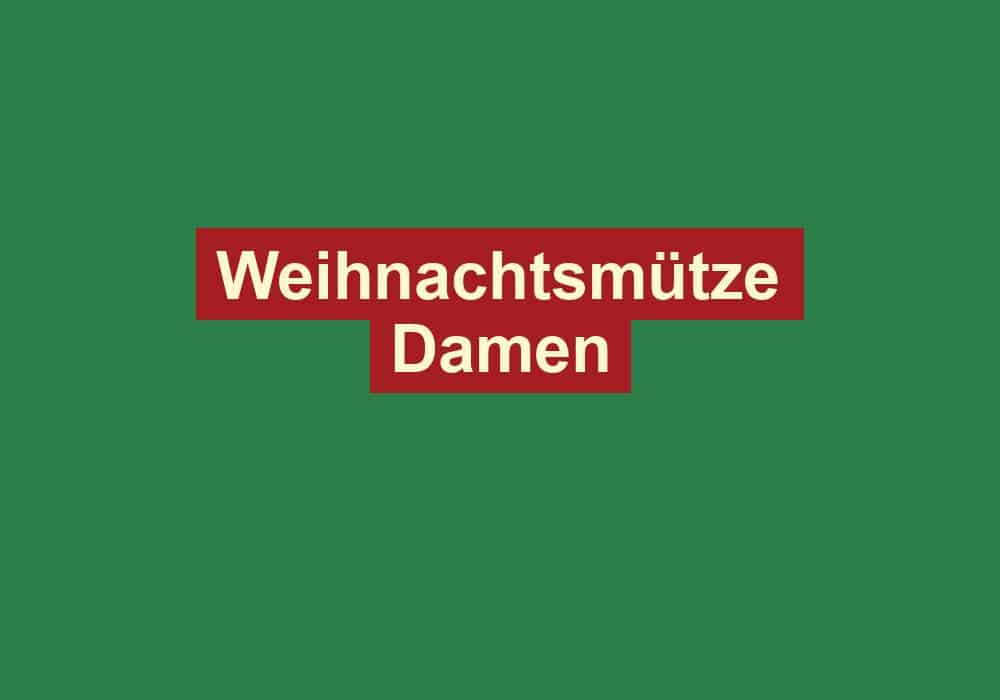 weihnachtsmuetze damen