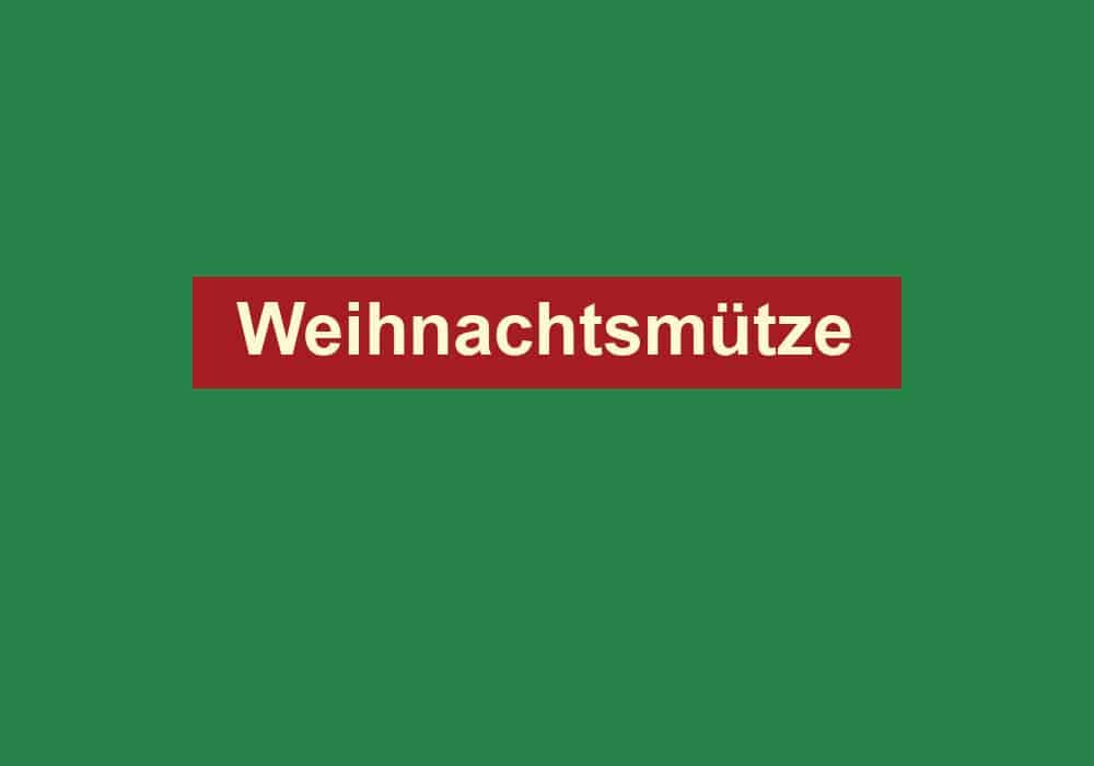weihnachtsmuetze