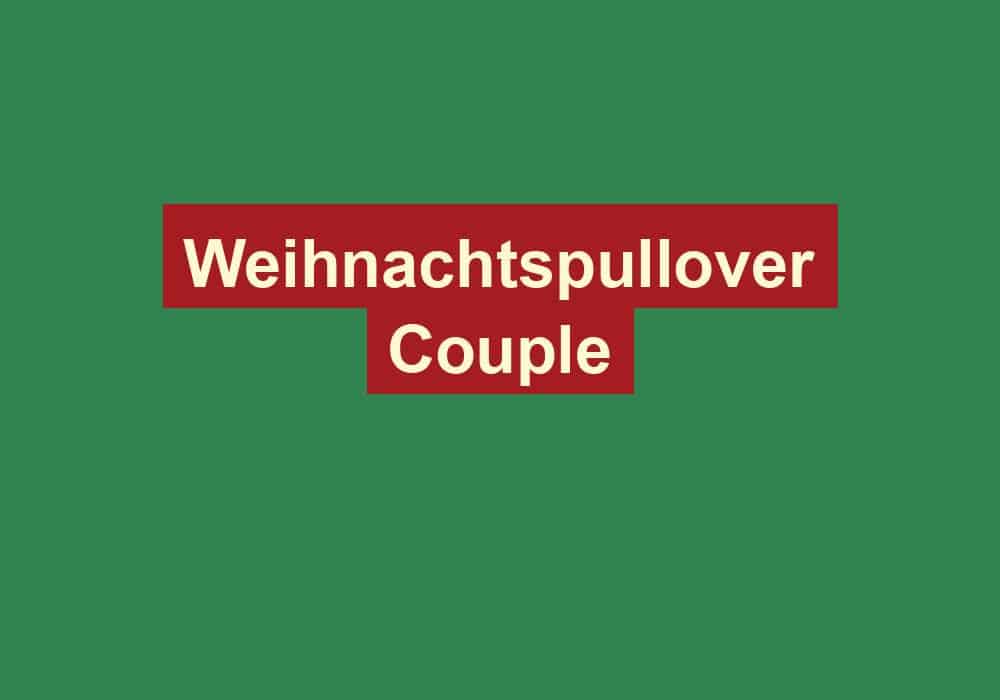 weihnachtspullover couple
