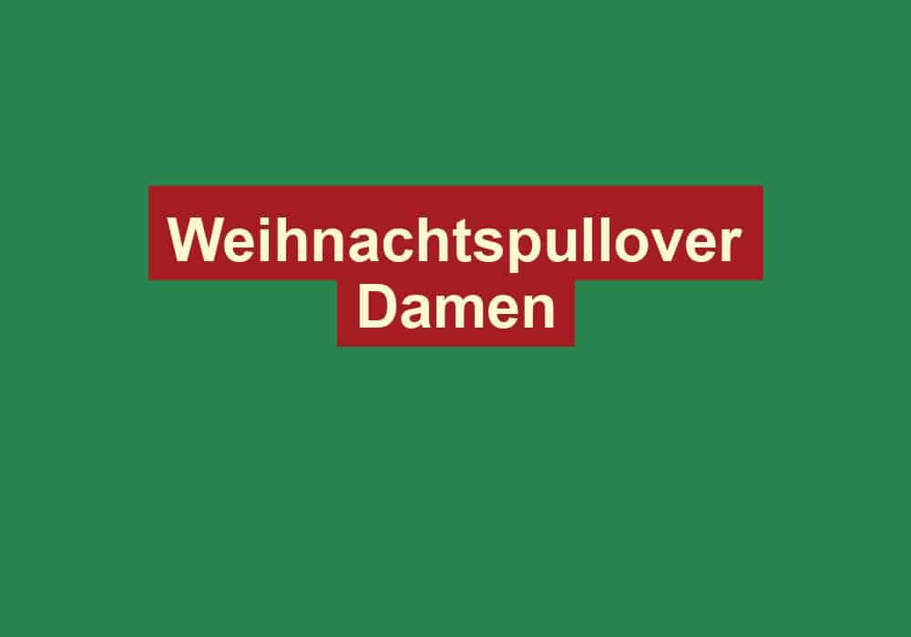 weihnachtspullover damen