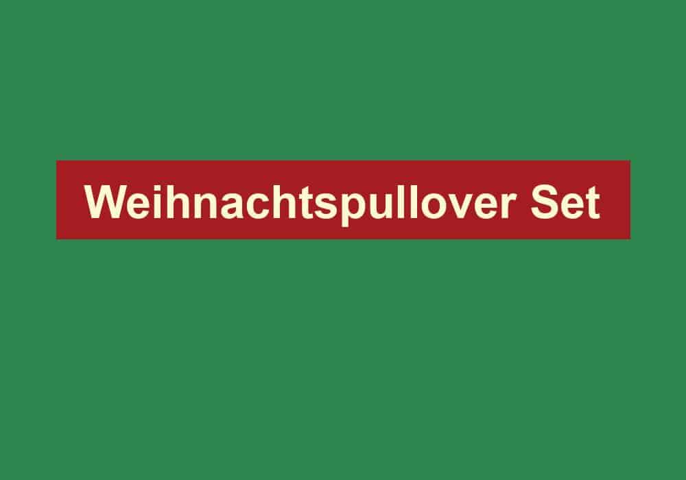 weihnachtspullover set