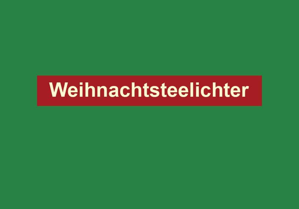 weihnachtsteelichter