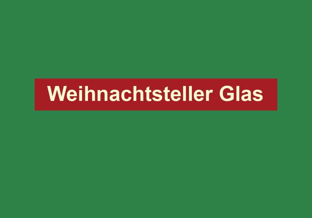 weihnachtsteller glas
