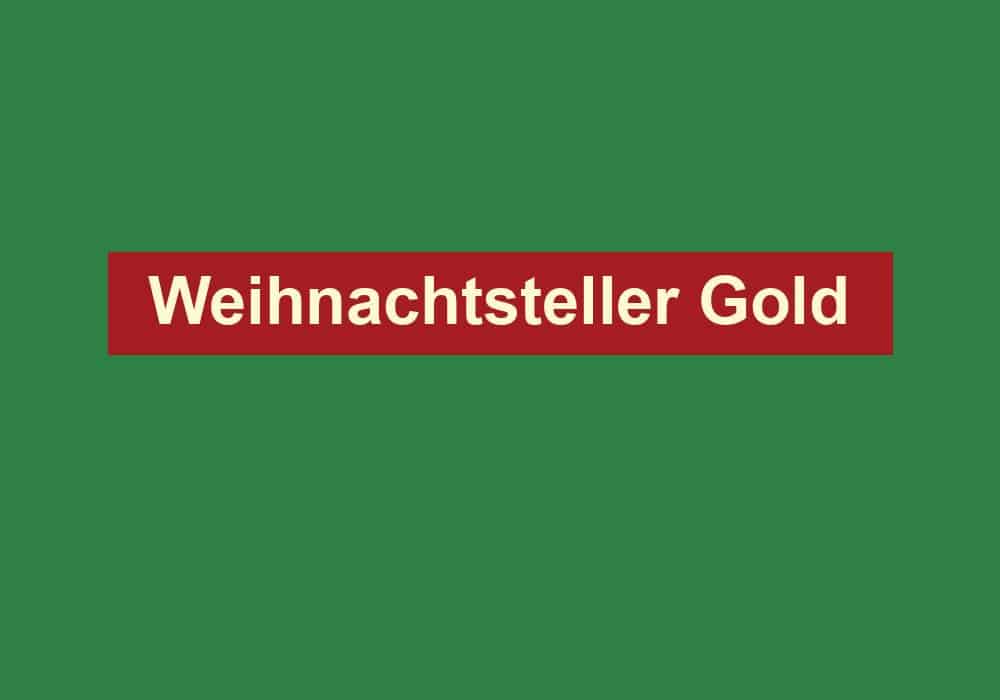 weihnachtsteller gold