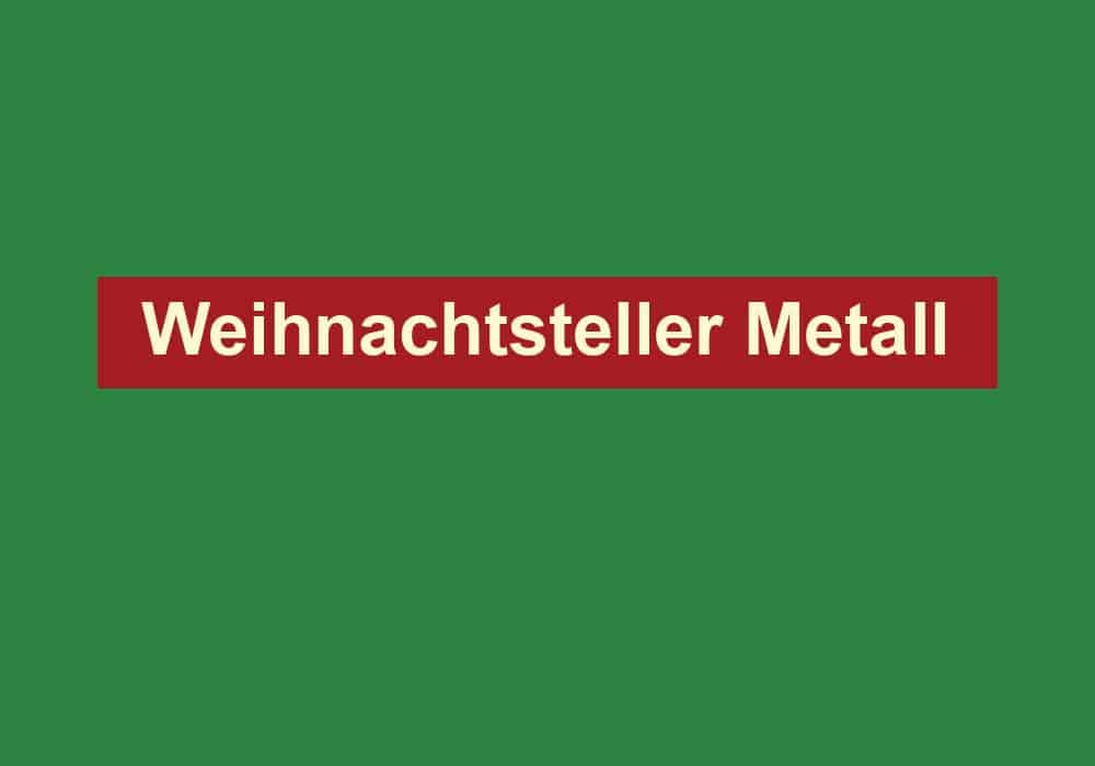 weihnachtsteller metall