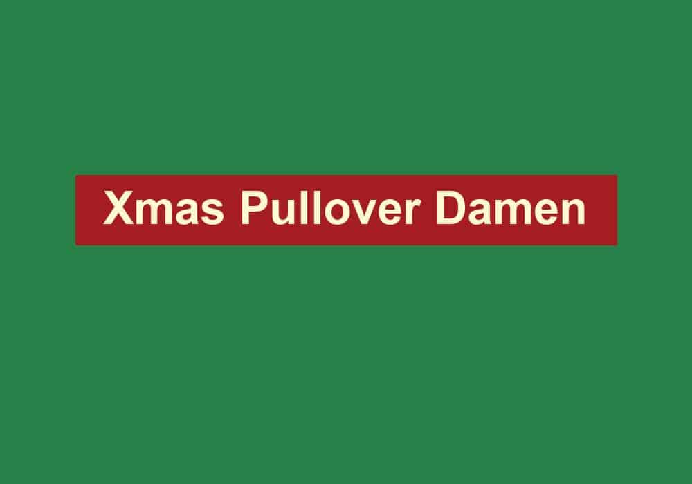 xmas pullover damen