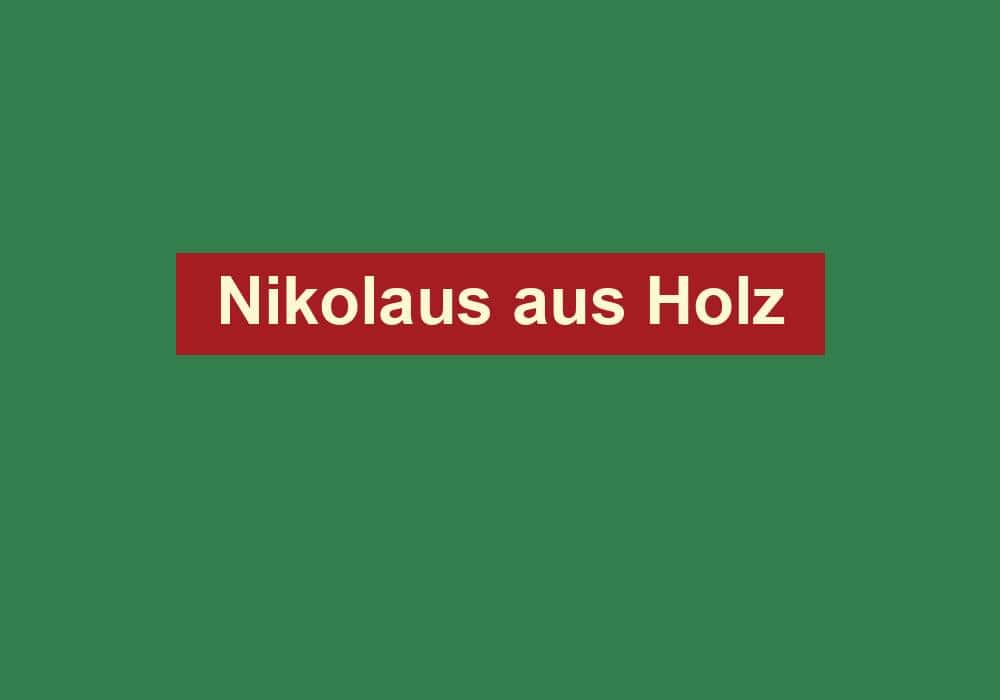 nikolaus aus holz