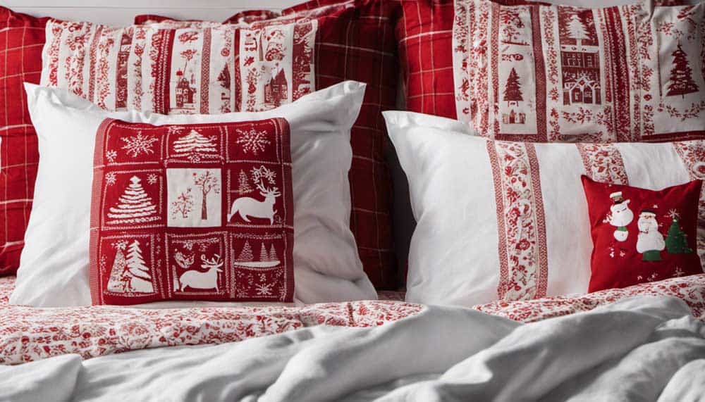 Kissenbezüge mit Weihnachtsmotiven