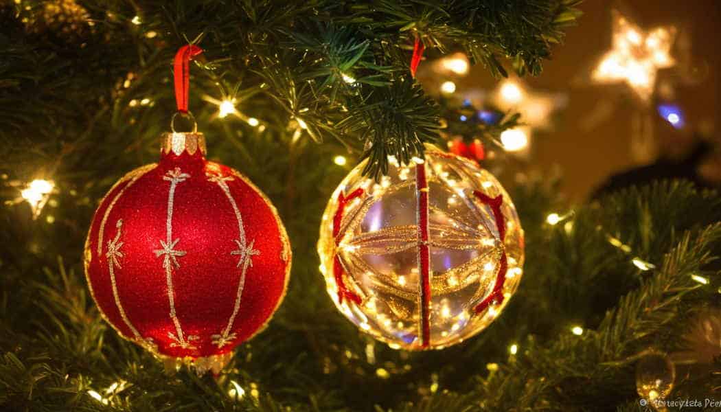Beleuchtete Weihnachtskugeln (NF)