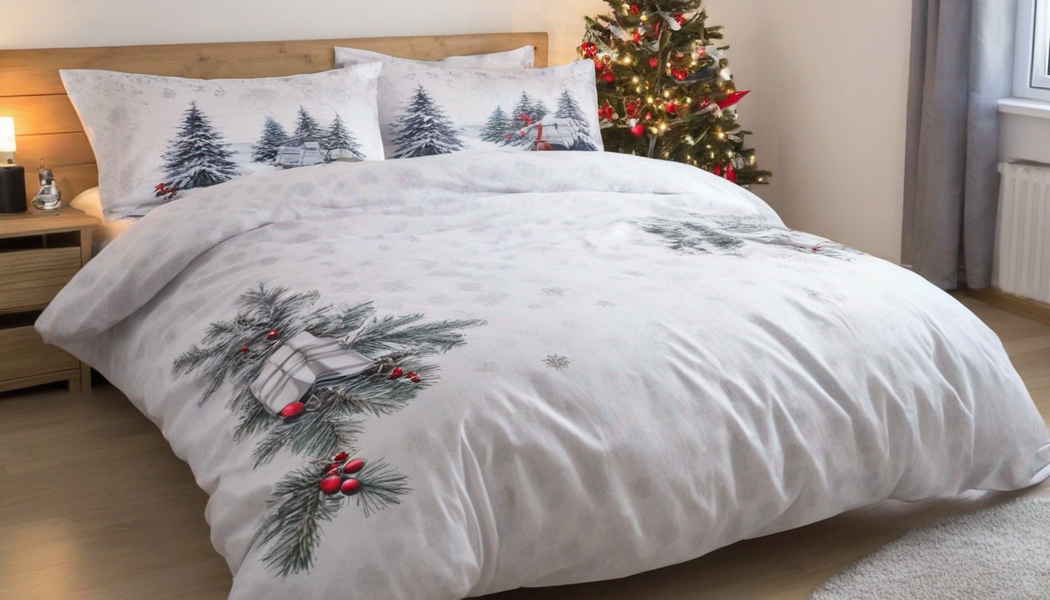 Bettwäsche 160×200 mit Weihnachtsmotiv (NF)