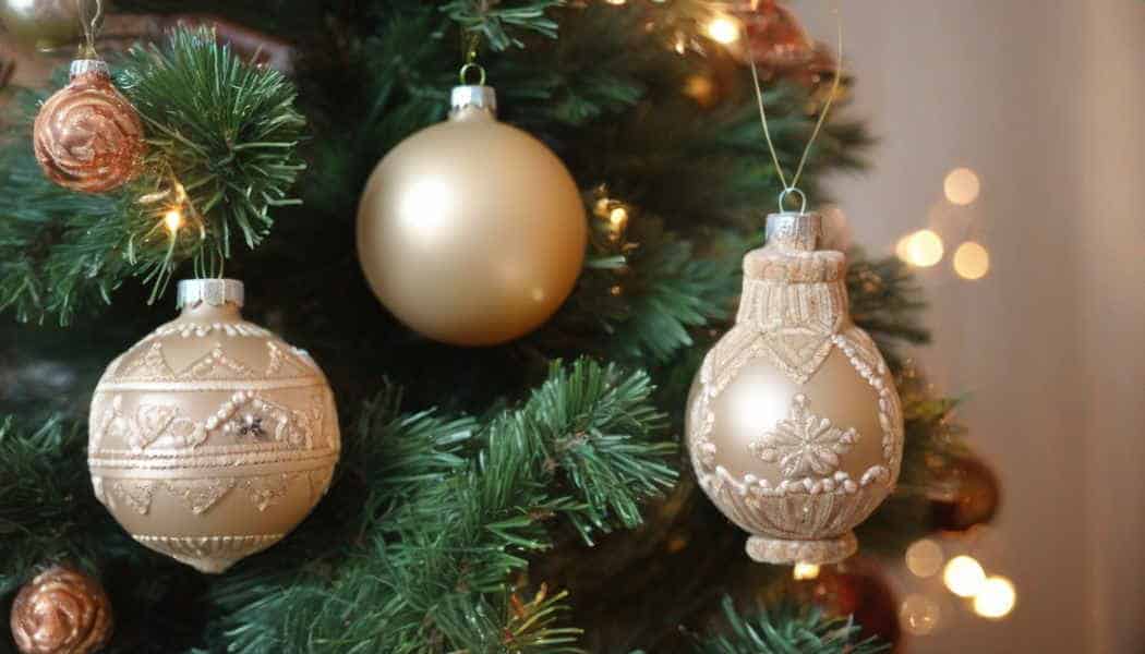 Christbaumkugeln Beige (NF)