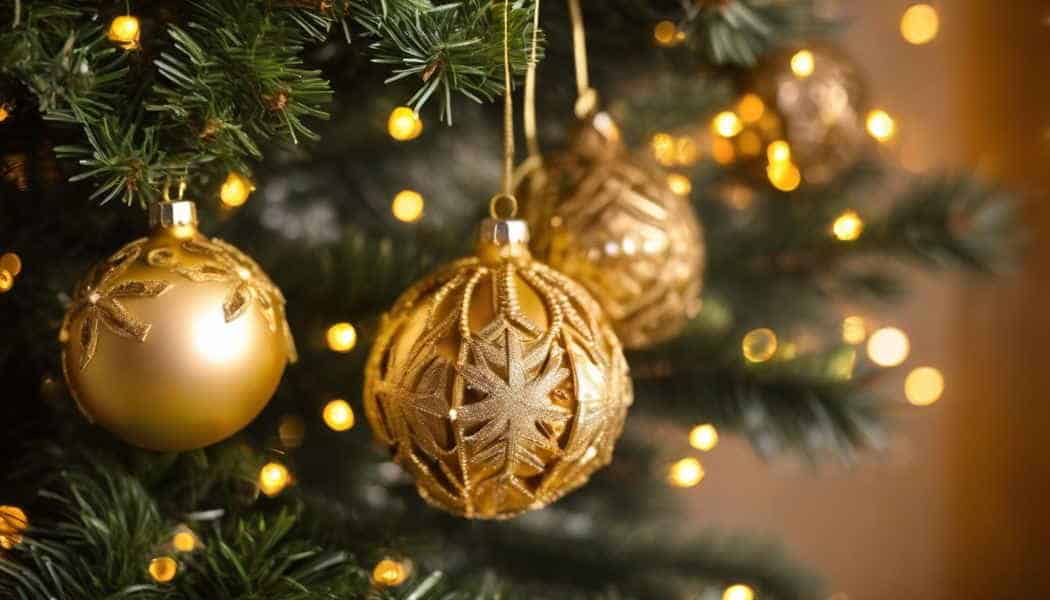 Christbaumkugeln in Gold (NF)