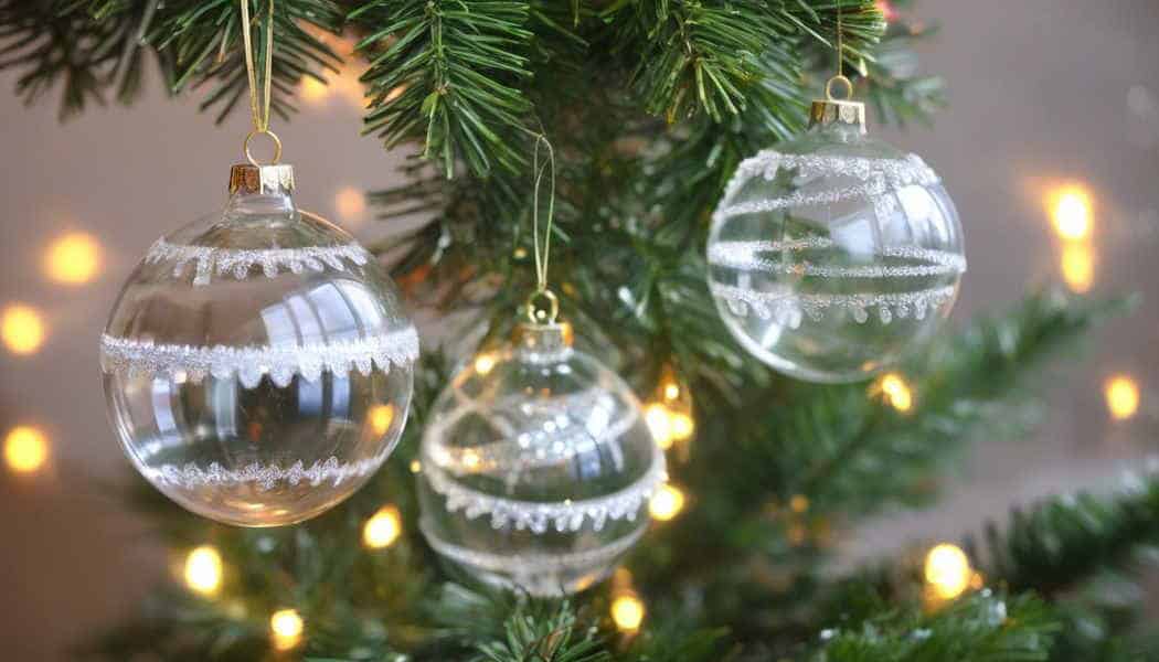Durchsichtige Weihnachtskugeln (NF)