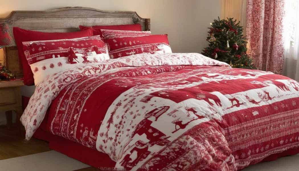 Tagesdecke Weihnachtsmotiv (NF)