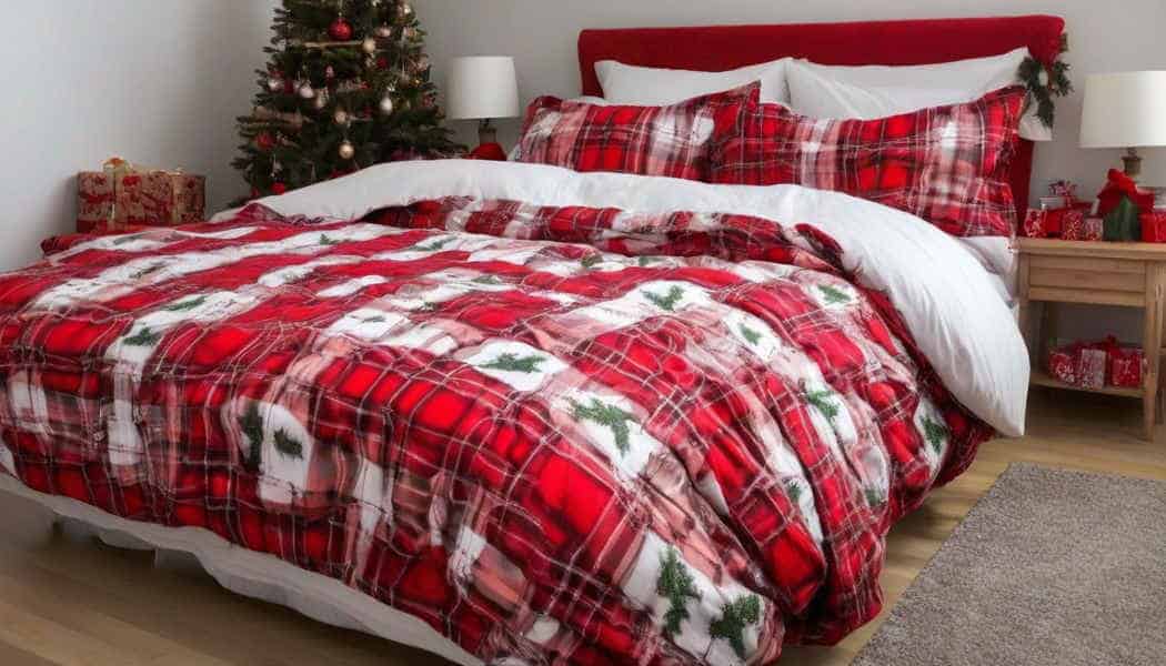 Warme Bettwäsche mit Weihnachtsmotiv (NF)