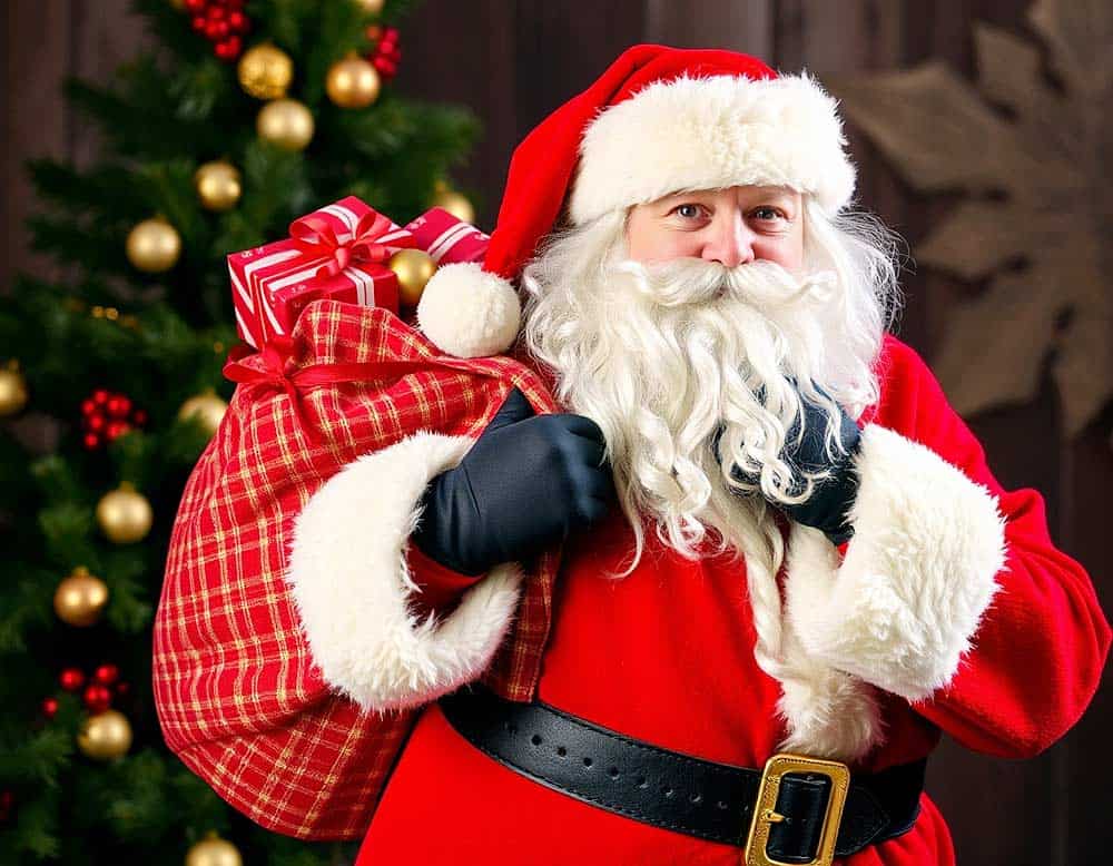 Weihnachtsmann mit Geschenksack (NF)